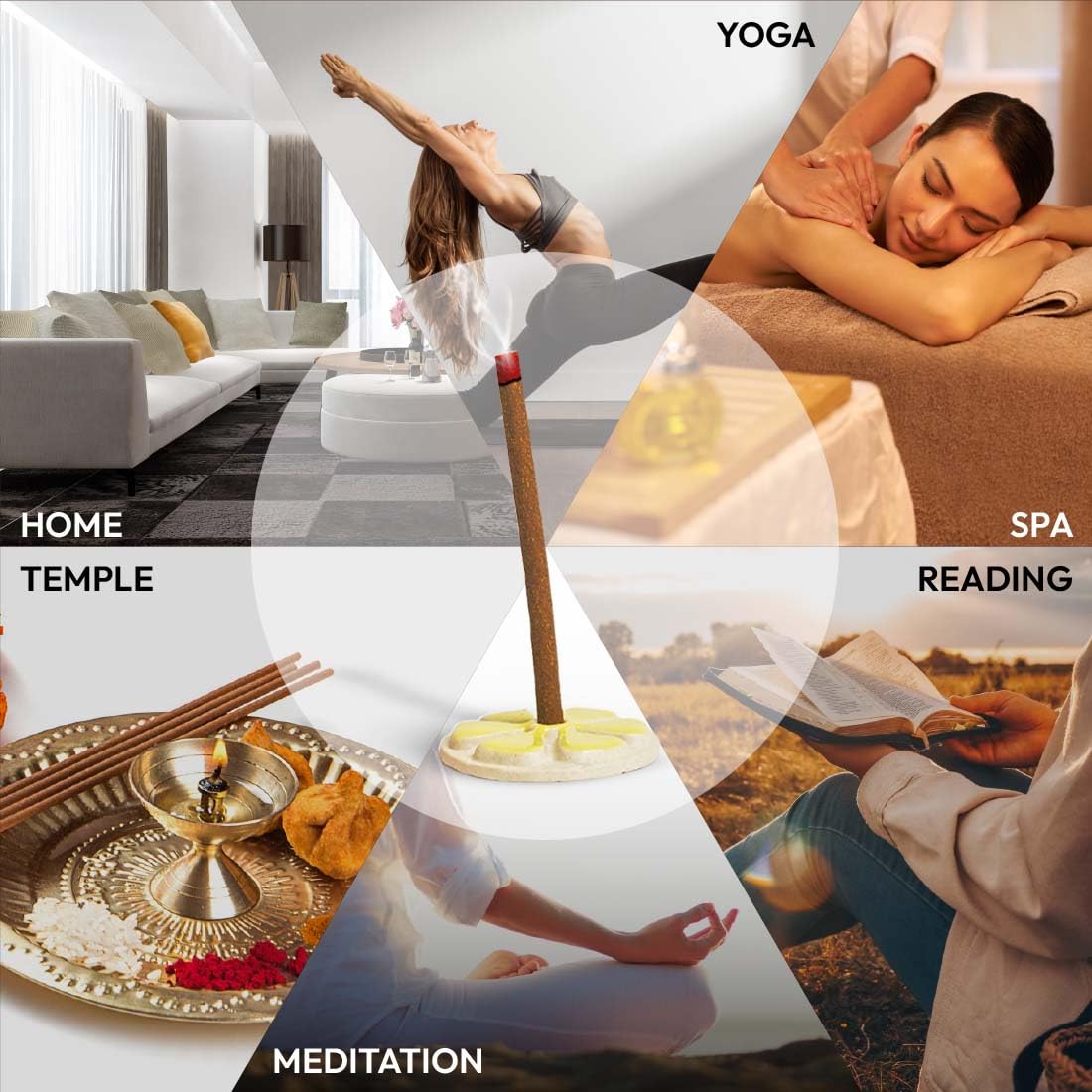 Nirmalaya 100% Natural Mysore Sandalwood Dhoop Sticks for Pooja 40 Sticks | Bamboo Less Dhoop Sticks for Home/Office | Dhup for